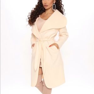 Light weight chic wrap coat